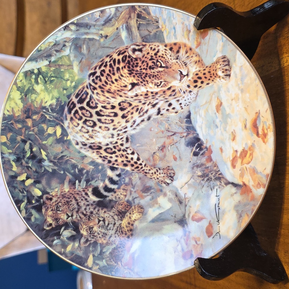 LET US SURVIVE BY DONALD GRANT 1993 THE BRADFORD EXCHANGE COLLECTORS PLATE